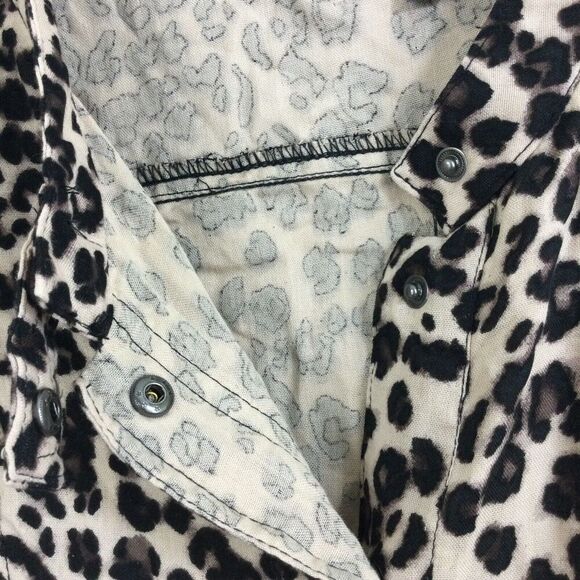 Torrid Womens Leopard Print Snap Front Jacket Pockets Plus 2X - Picture 10 of 11